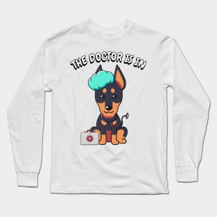 Cute Guard dog is a doctor Long Sleeve T-Shirt